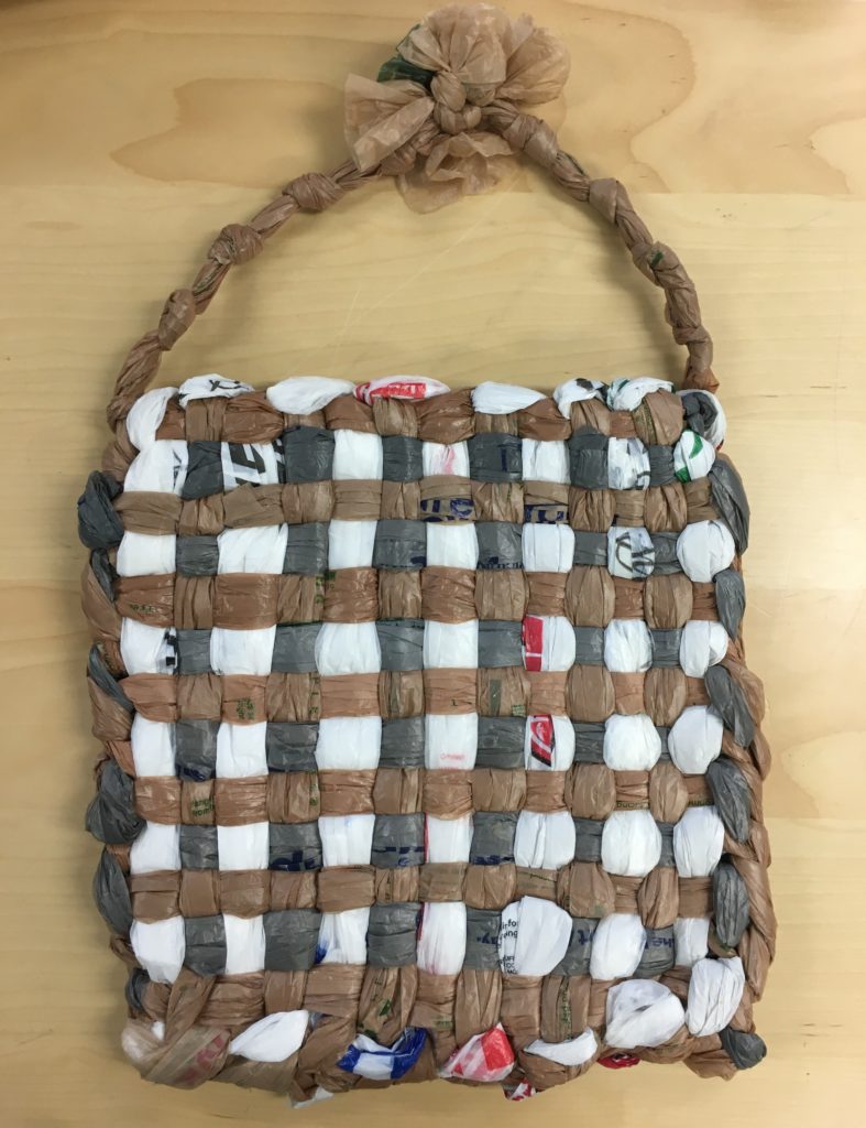 Upcycled Craft: Weaving with Plastic Bags on a Pizza Box Loom - SCARCE